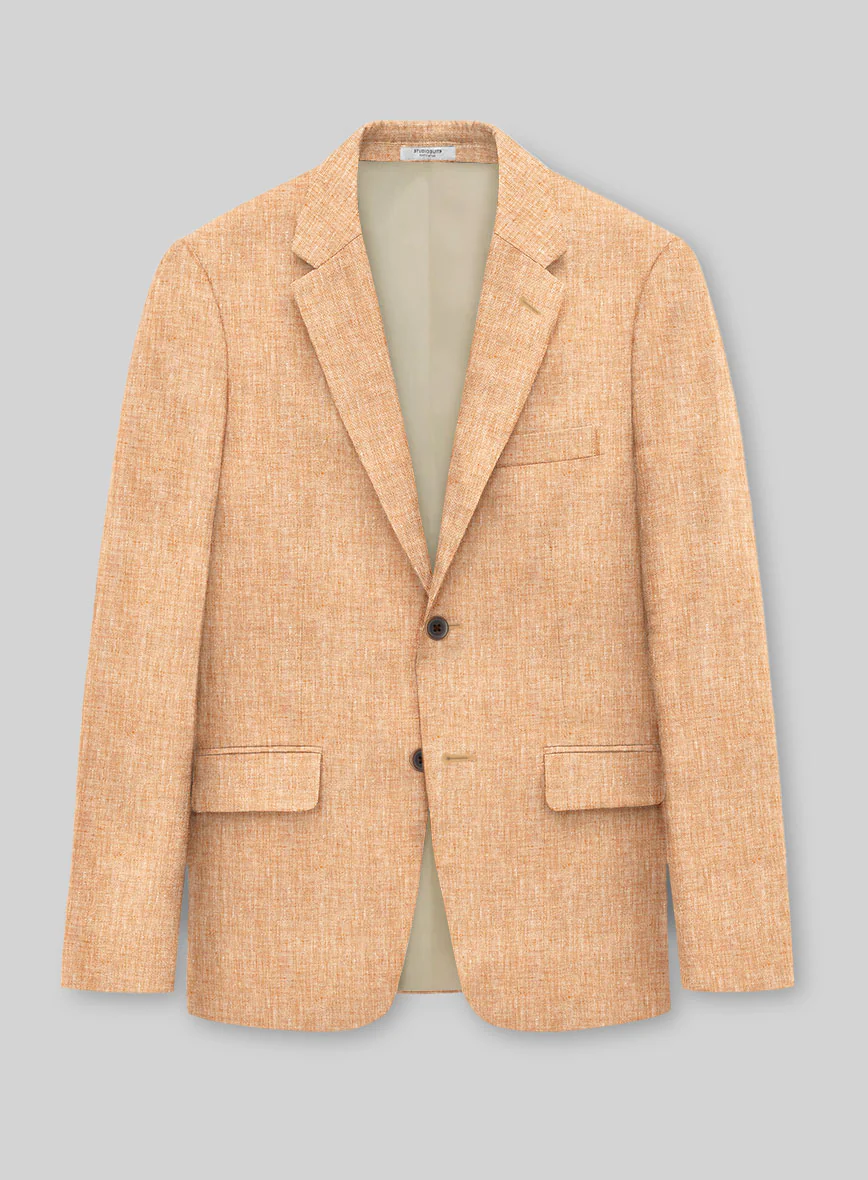 Solbiati Melon Linen Jacket
