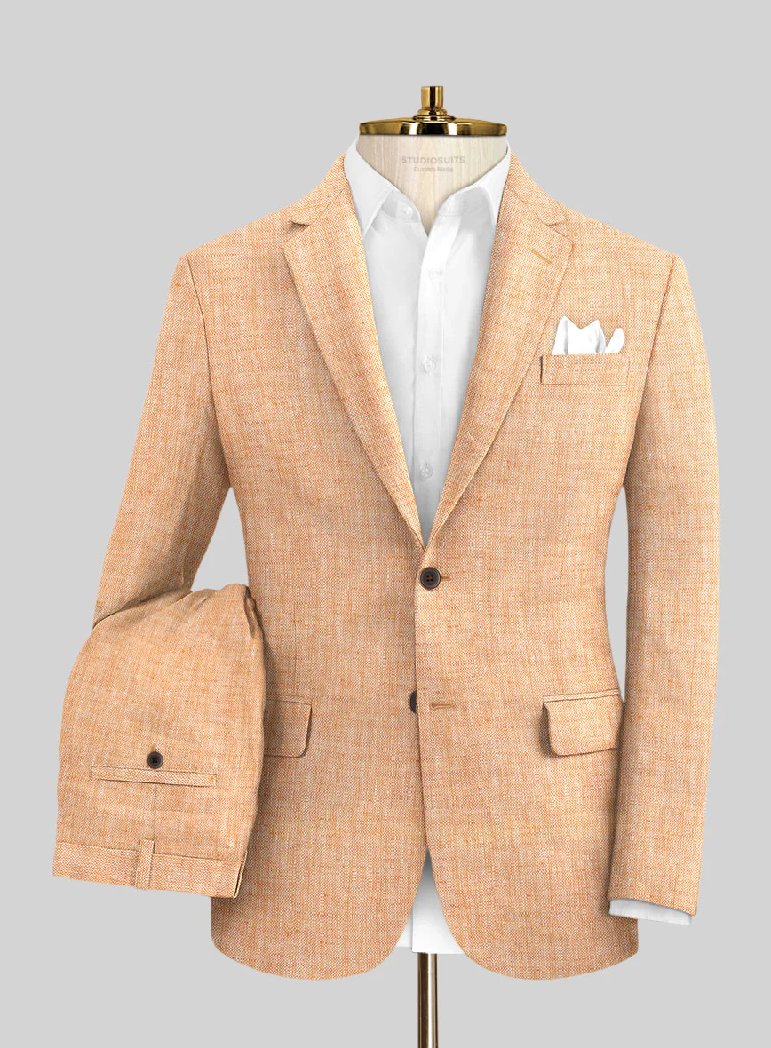 Solbiati Melon Linen Suit - Image 2