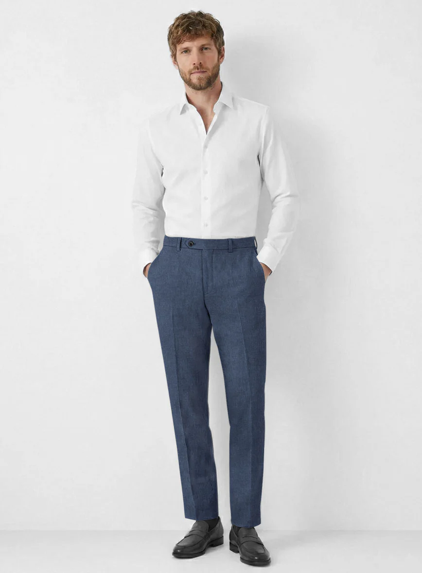 Solbiati Pericle Denim Blue Linen Suit - Image 7