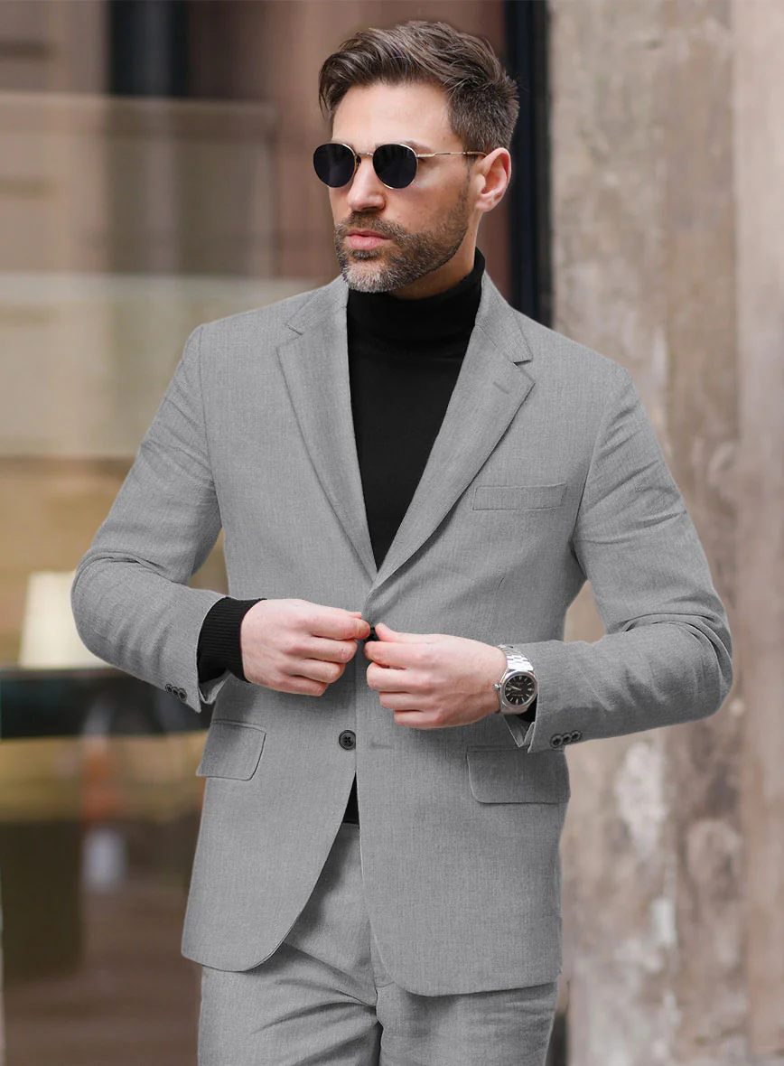 Solbiati Pericle Gray Linen Suit - Image 4