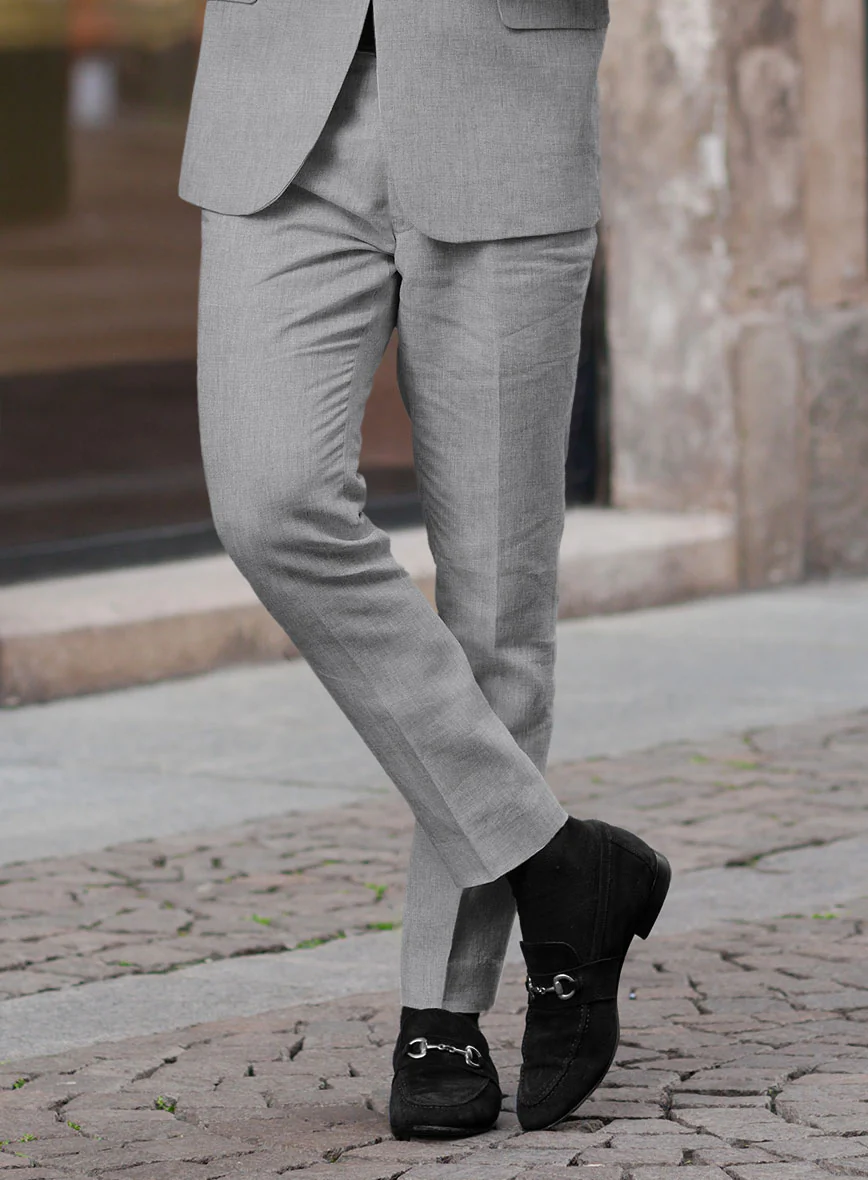 Solbiati Pericle Gray Linen Suit - Image 5