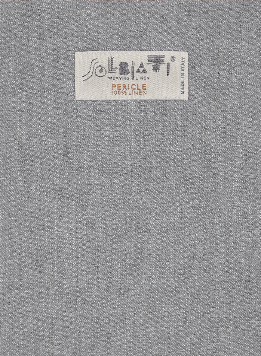Solbiati Pericle Gray Linen Suit - Image 7