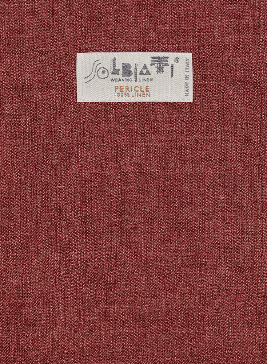 Solbiati Pericle Rust Linen Suit - Image 8