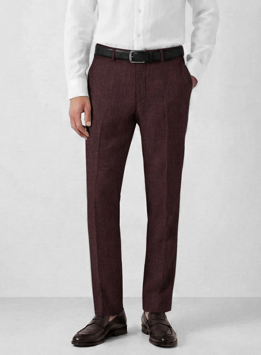 Solbiati Pericle Wine Linen Suit - Image 6
