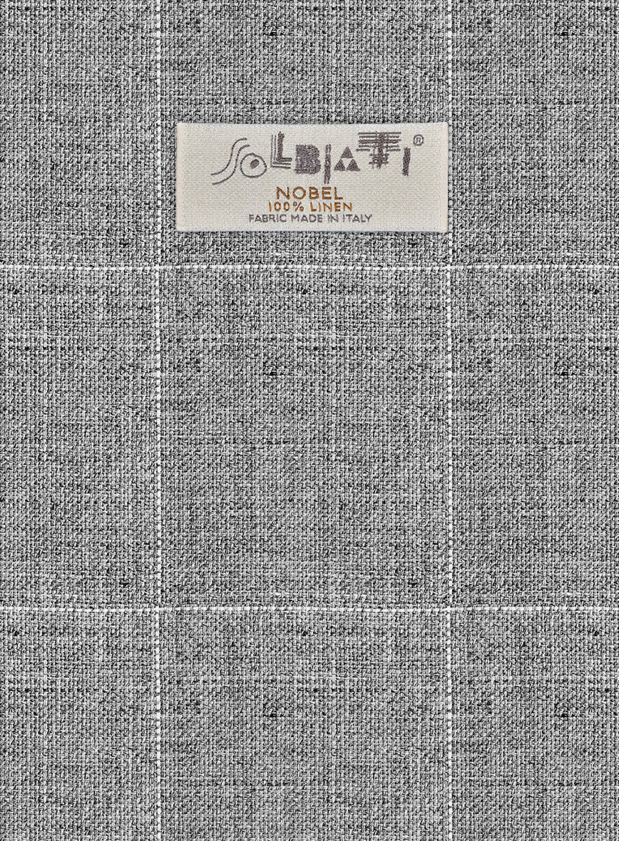 Solbiati Piazza Gray Linen Suit - Image 5