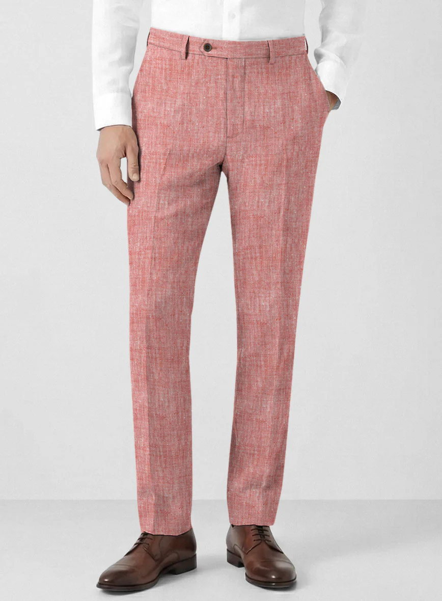 Solbiati Rose Linen Pants