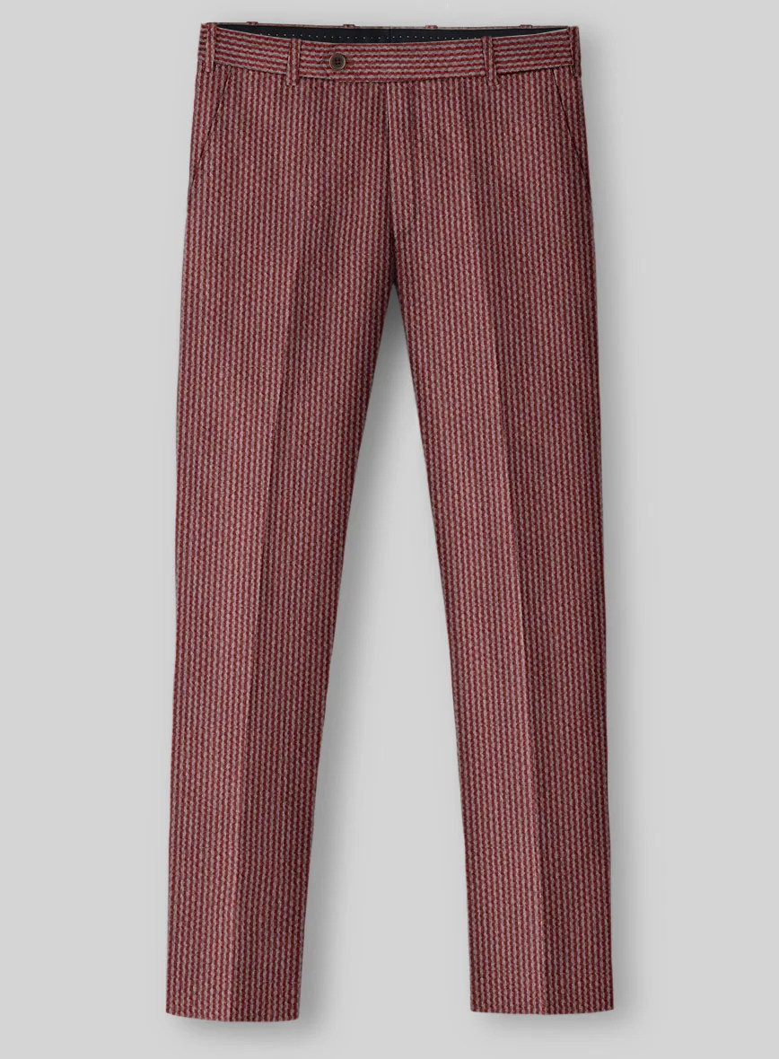 Solbiati Rosewood Seersucker Pants - Image 2