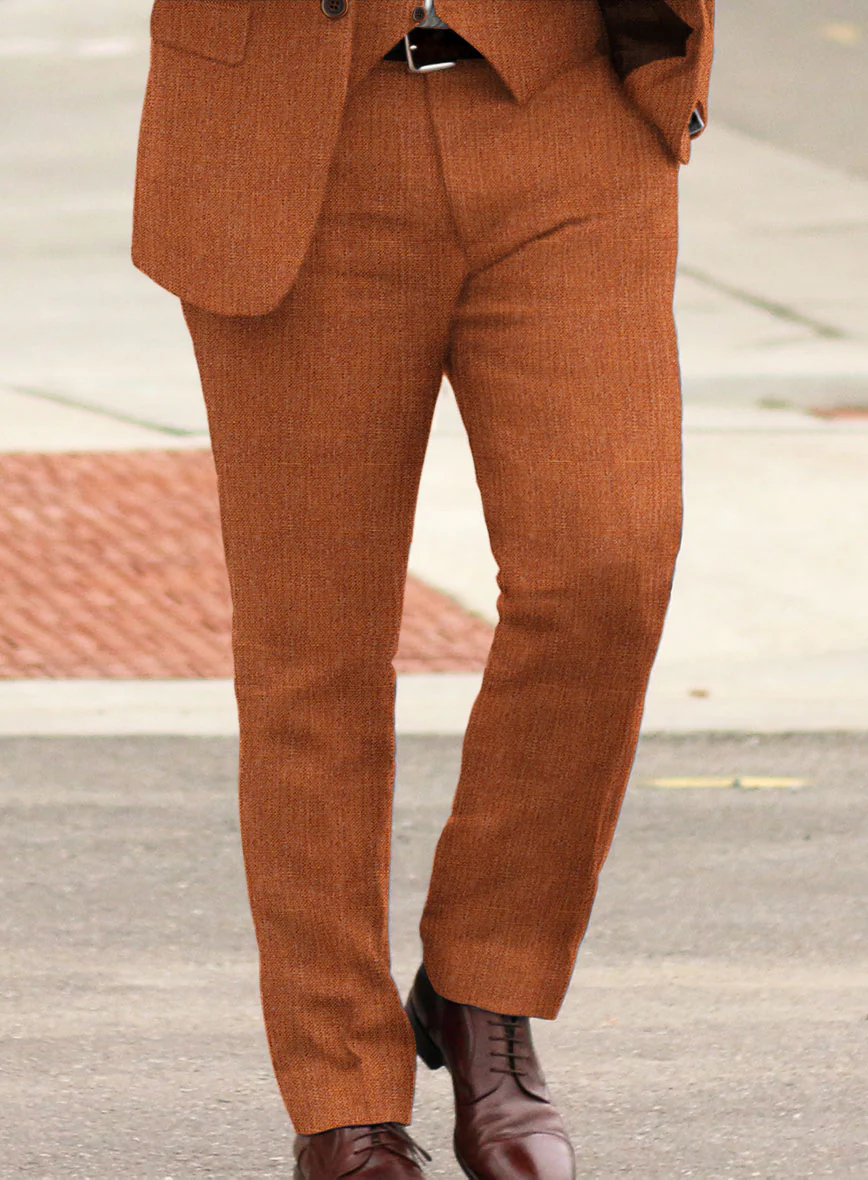 Solbiati Rust Linen Suit - Image 4
