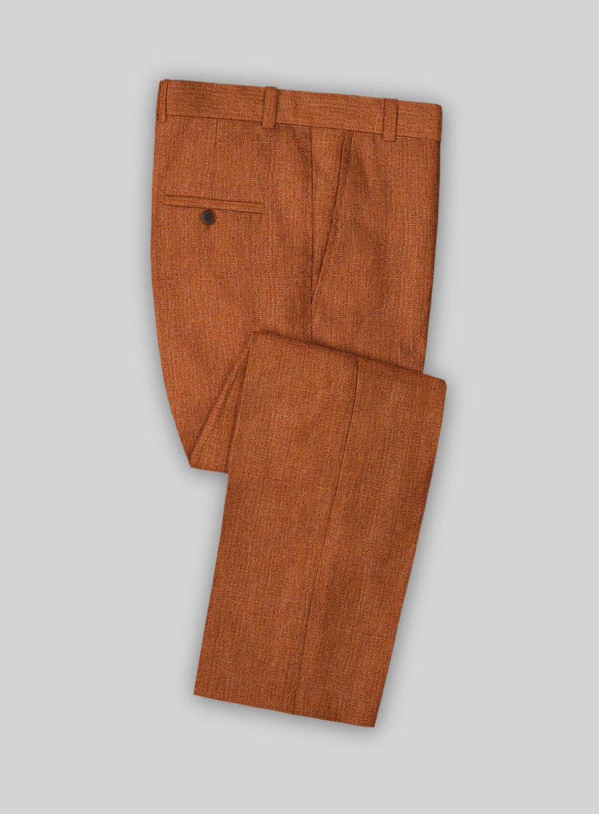 Solbiati Rust Linen Suit - Image 5