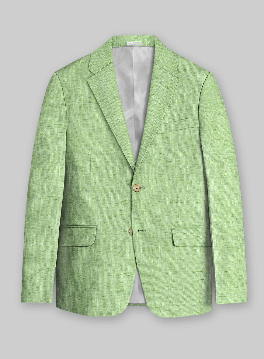 Solbiati Spring Green Linen Suit - Image 3