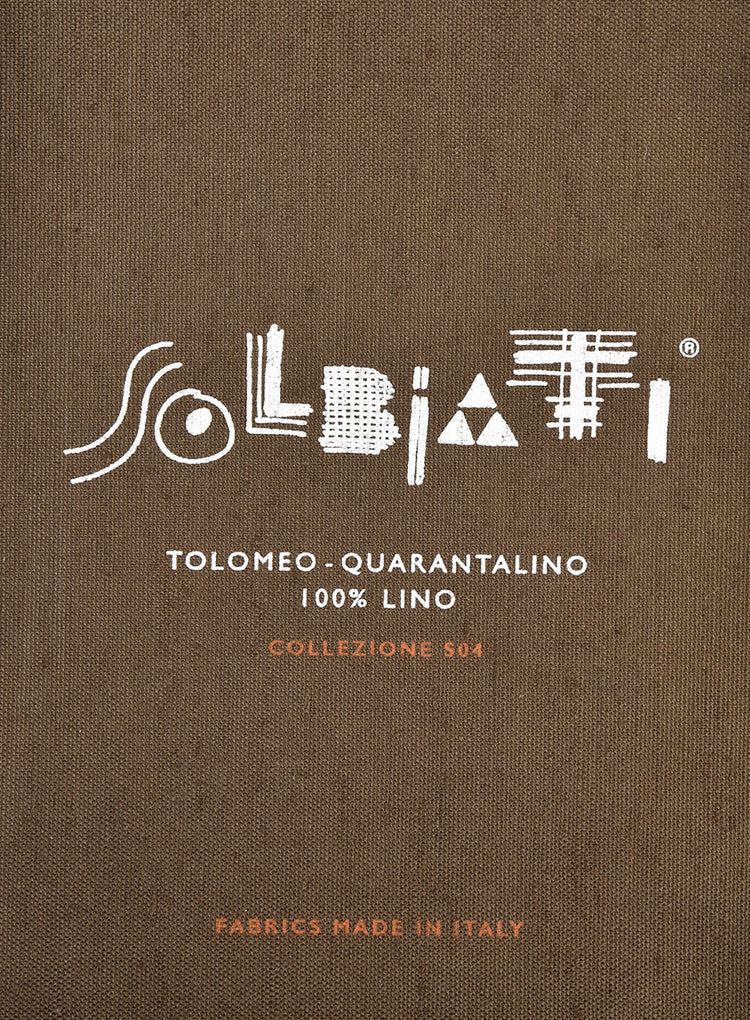 Solbiati Stone Beige Linen Pants - Image 7