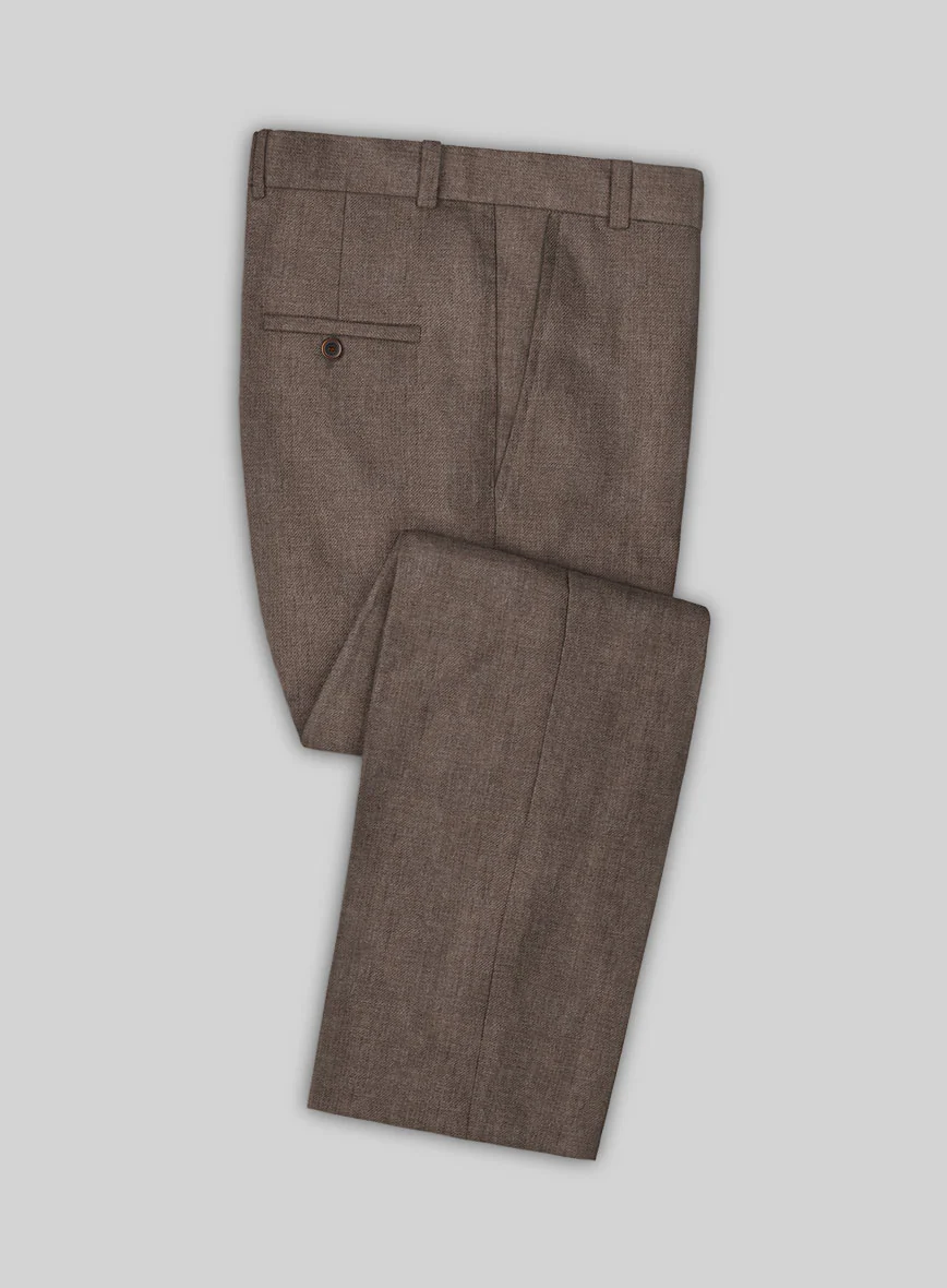 Solbiati Twill Stone Brown Linen Suit - Image 4