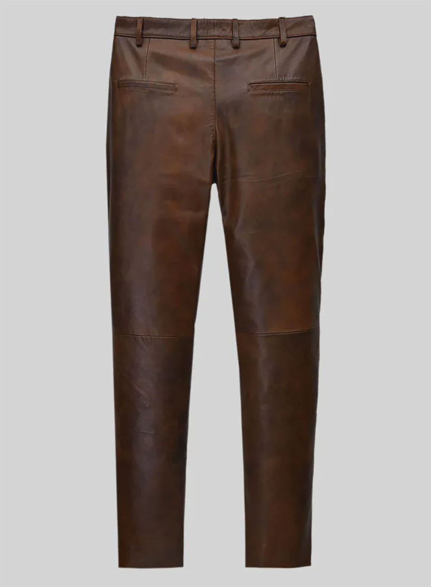 Spanish Brown Medieval Leather Suit - Image 10