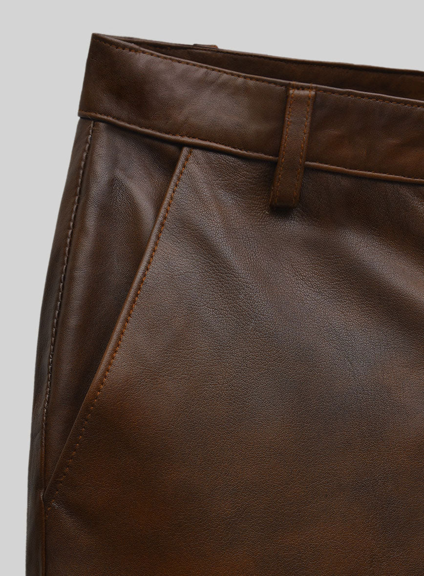 Spanish Brown Medieval Leather Suit - Image 12