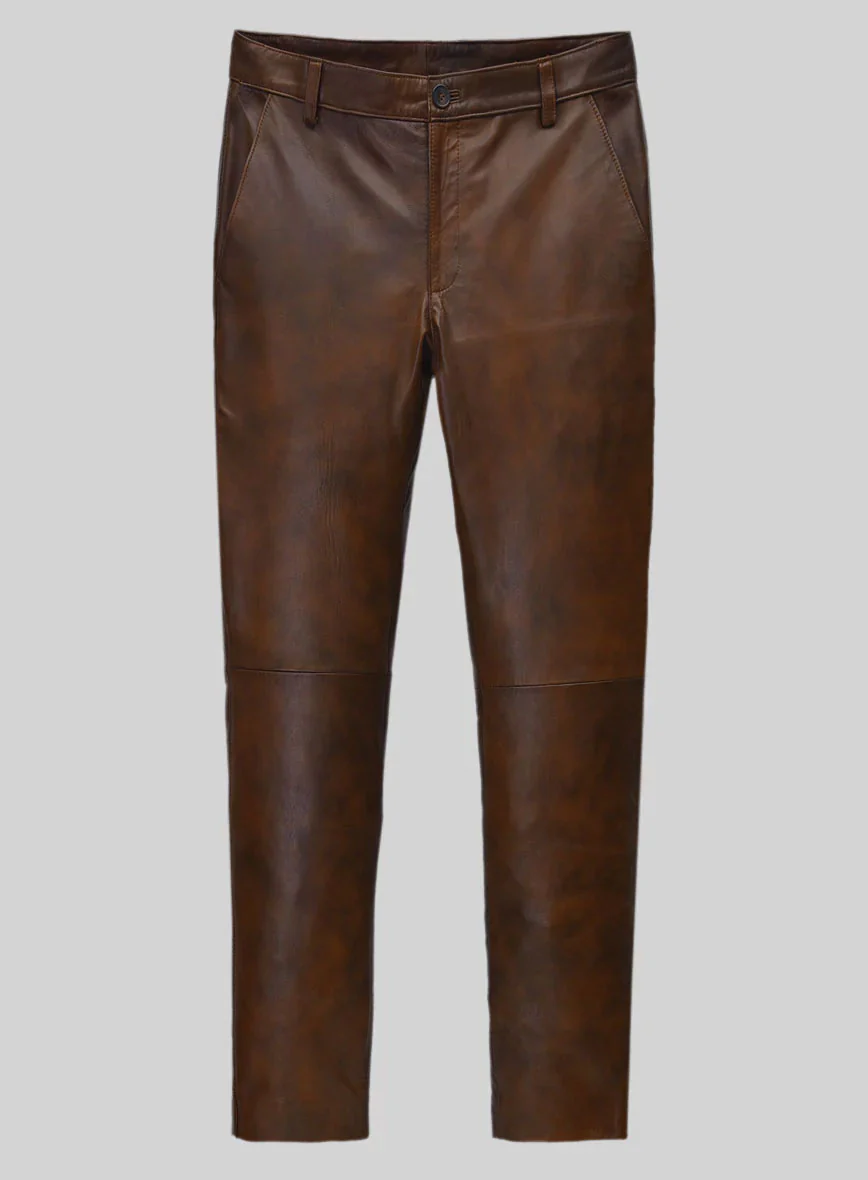 Spanish Brown Medieval Leather Suit - Image 9