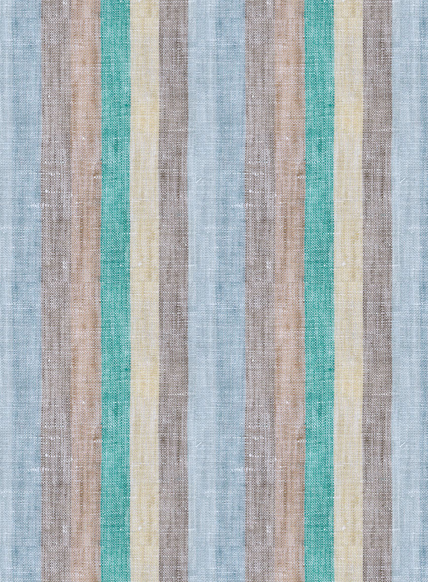 Stavan Stripe Linen Shirt - Image 3