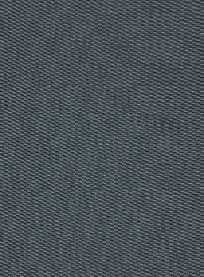 Steel Blue Stretch Chino Jacket - Image 3