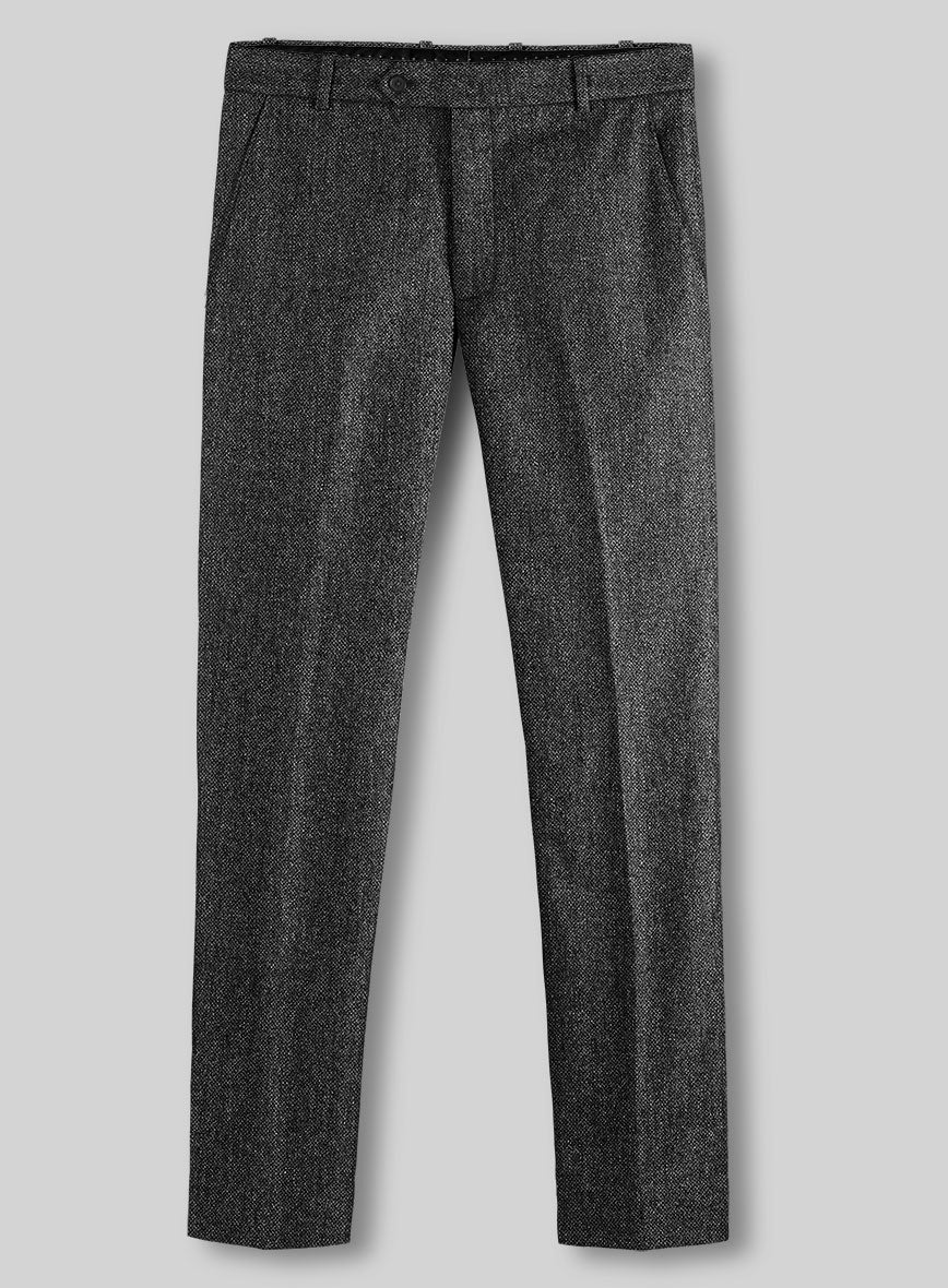 Stone Charcoal Tweed Suit - Image 6