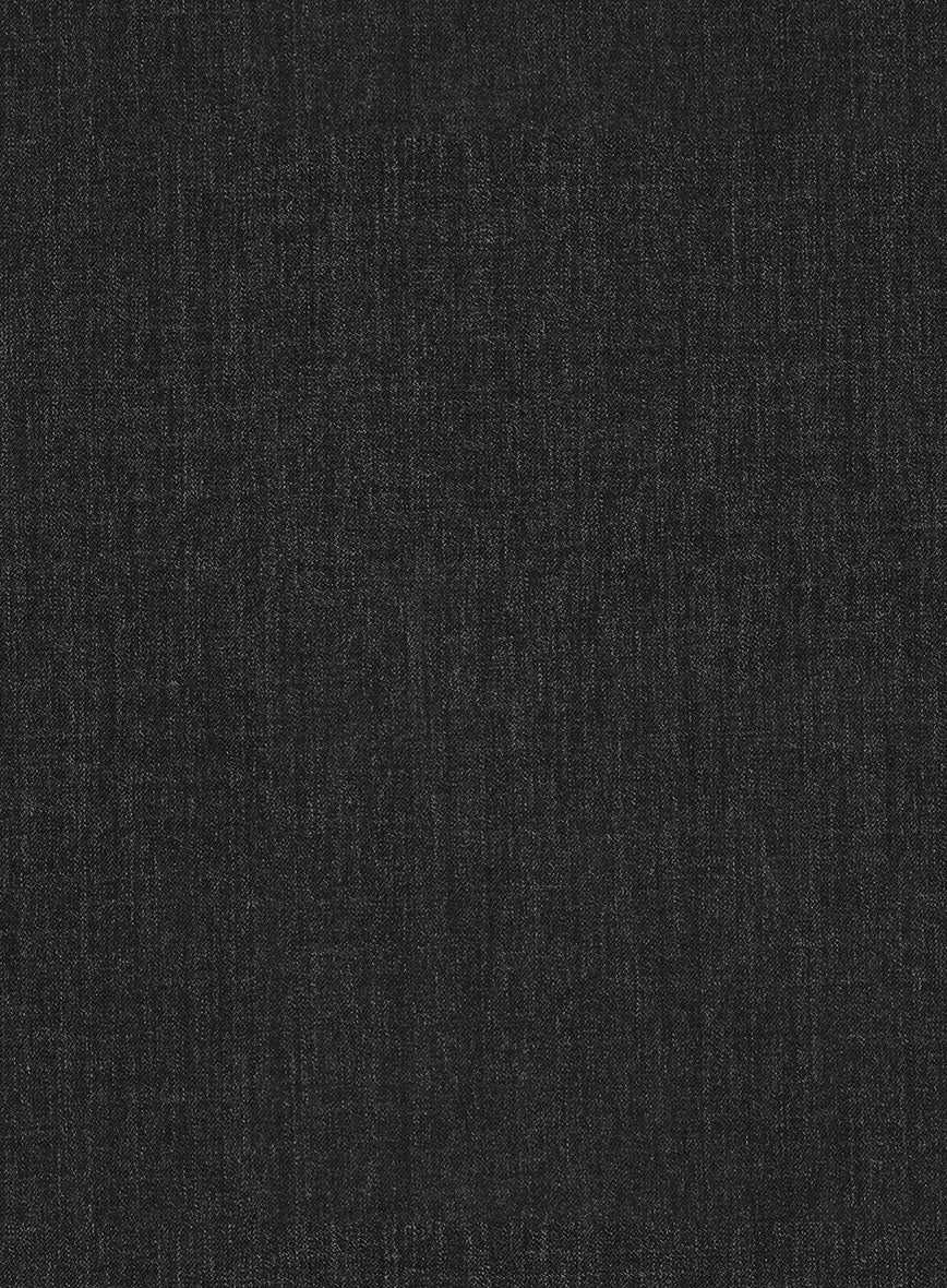 Stretch Charcoal Wool Pants - Image 4