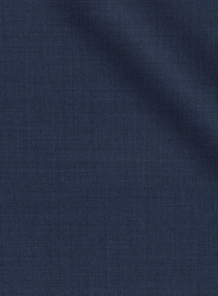 Stretch Royal Blue Wool Suit - Image 6