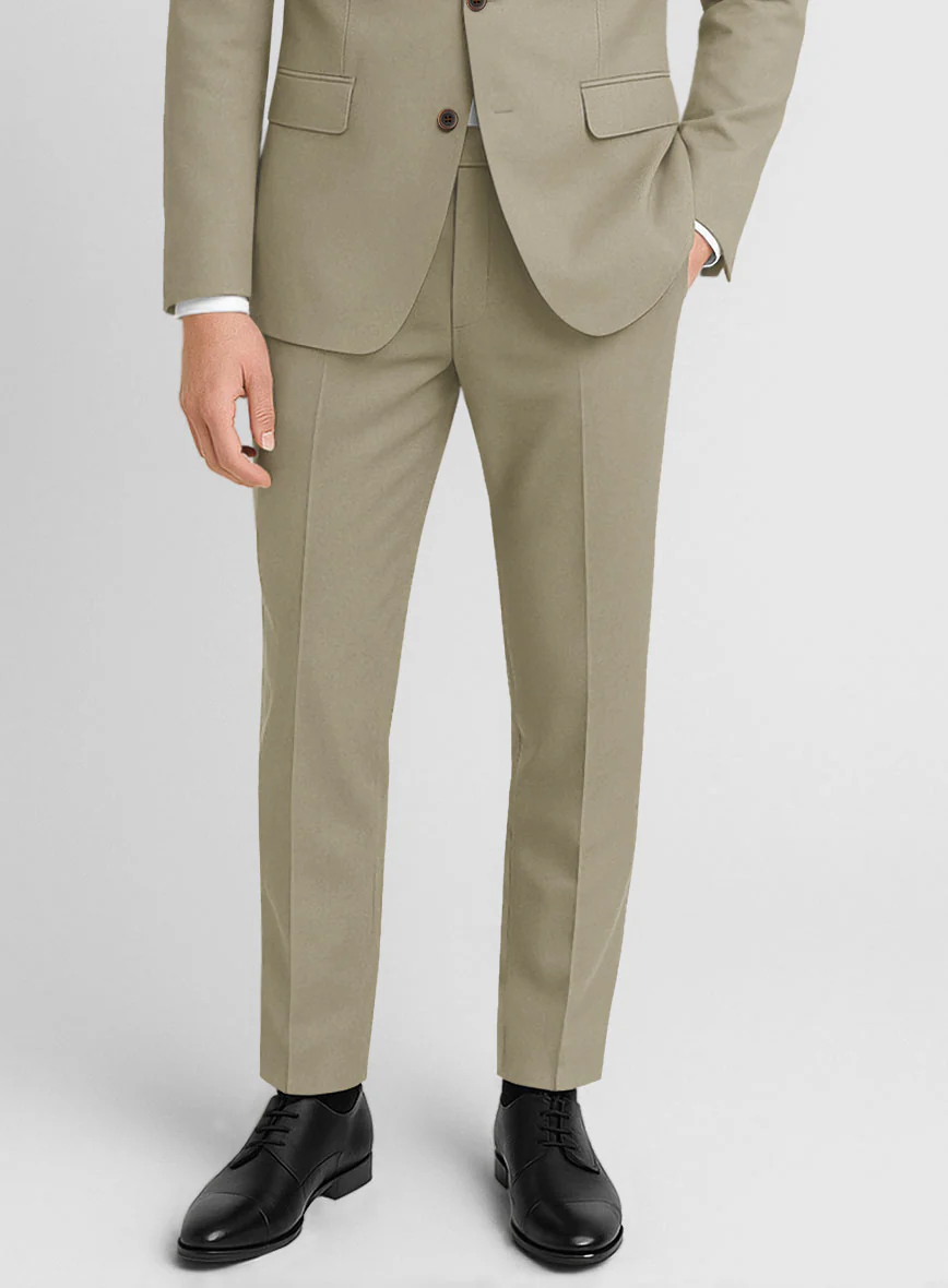 Stretch Summer Khaki Chino Suit - Image 6