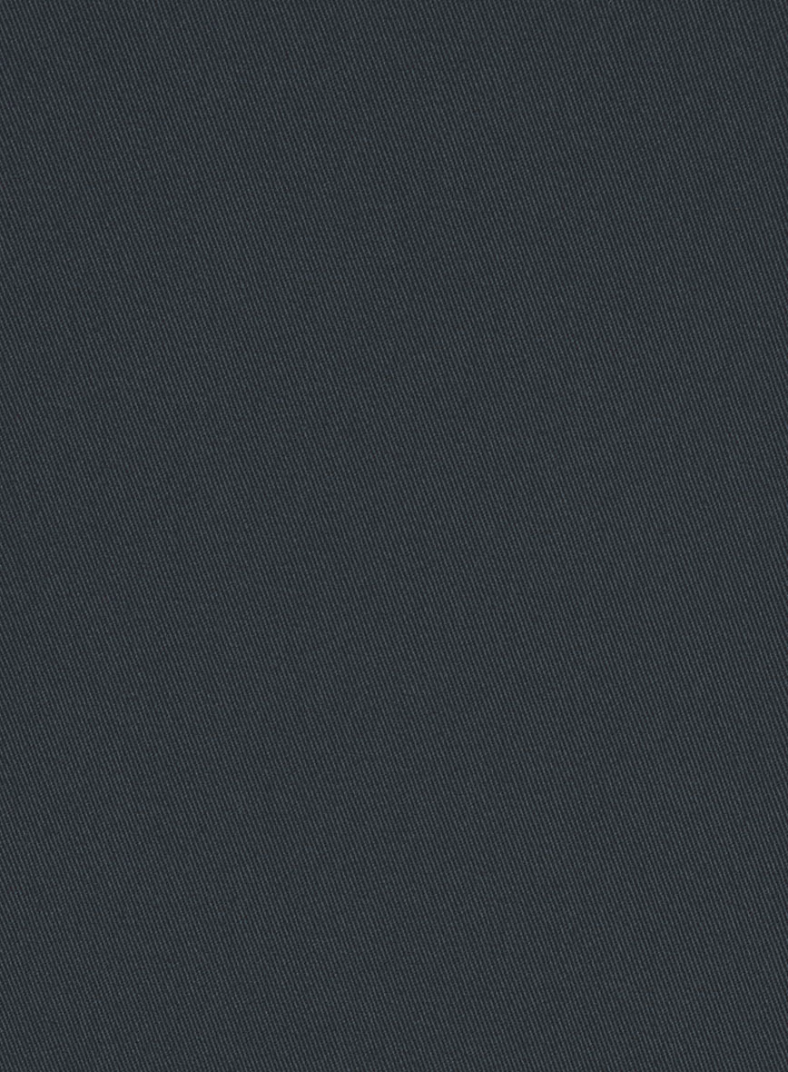 Stretch Summer Navy Blue Chino Suit - Image 6