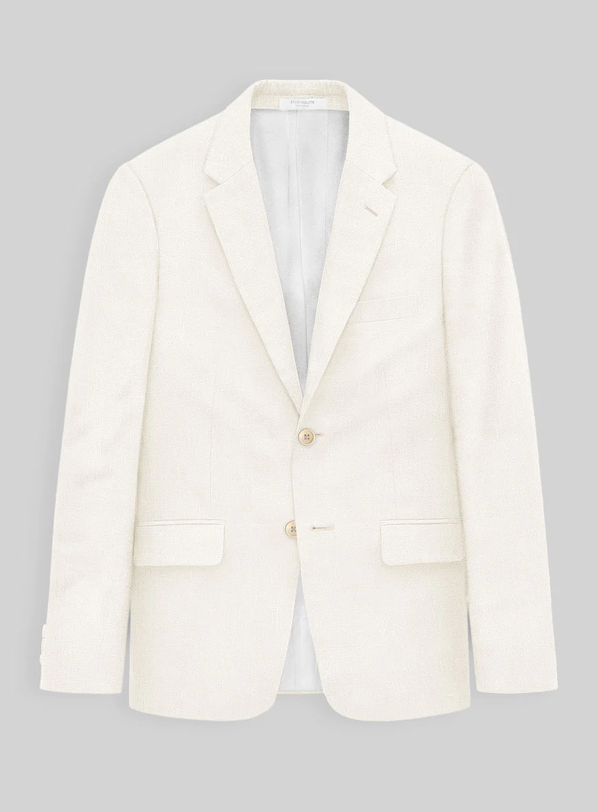 Stylbiella Cream Linen Jacket