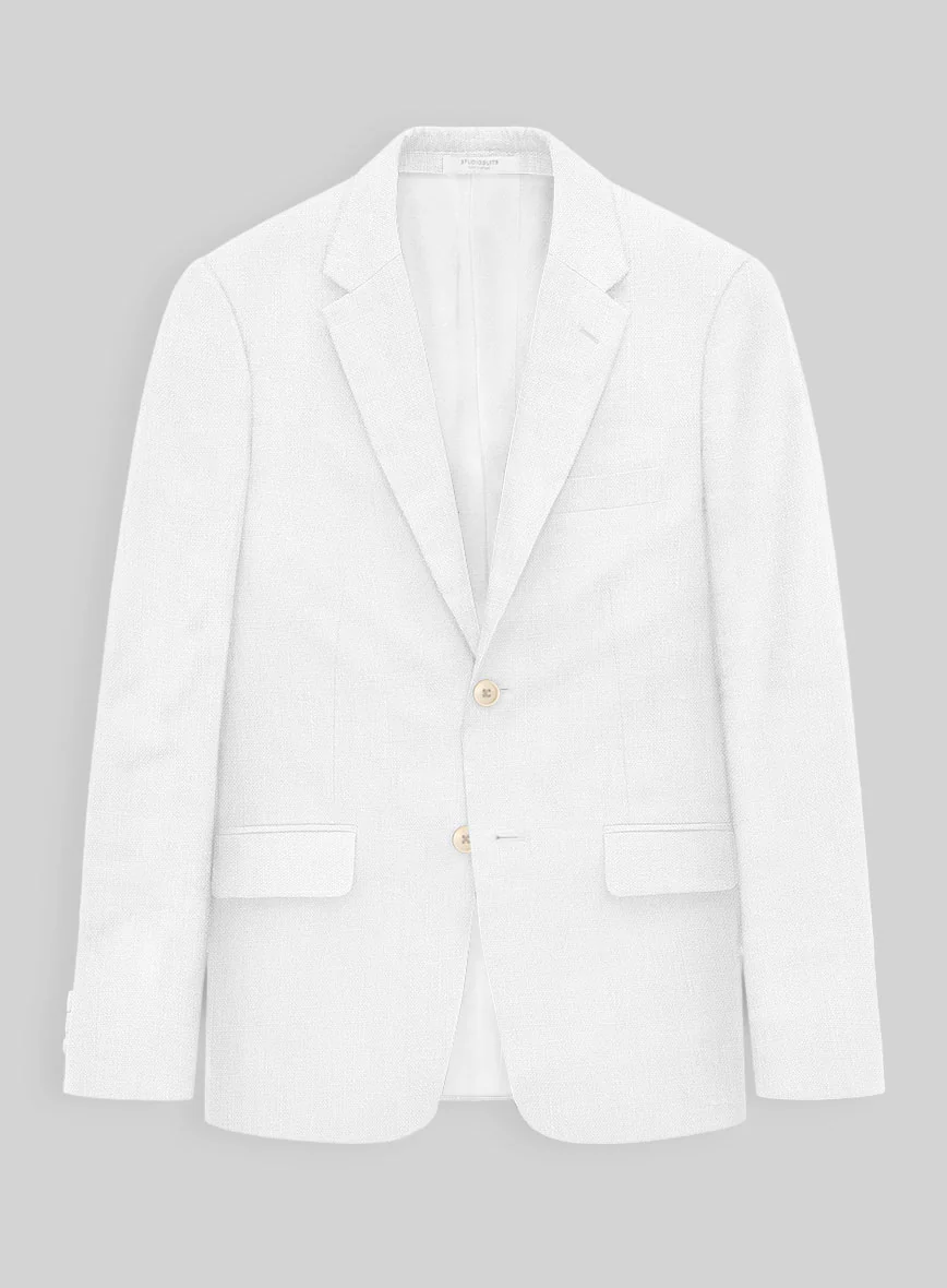 Stylbiella Natural White Linen Jacket