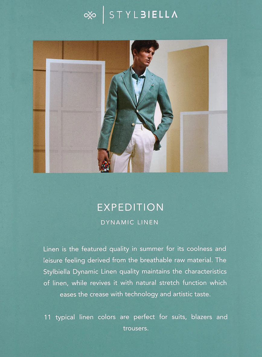 Stylbiella Natural White Linen Suit - Image 10