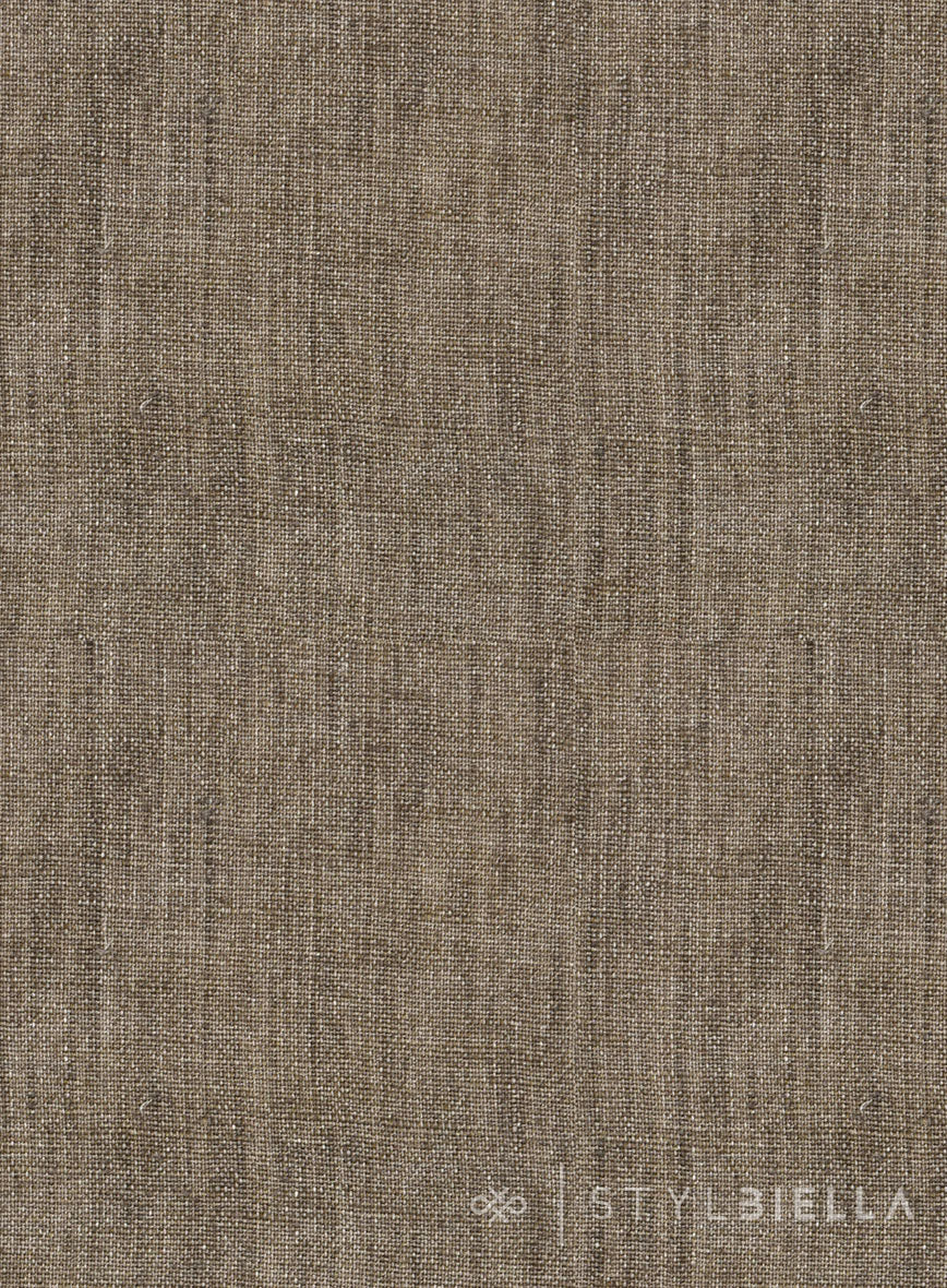 Stylbiella Spring Light Brown Linen Jacket - Image 4