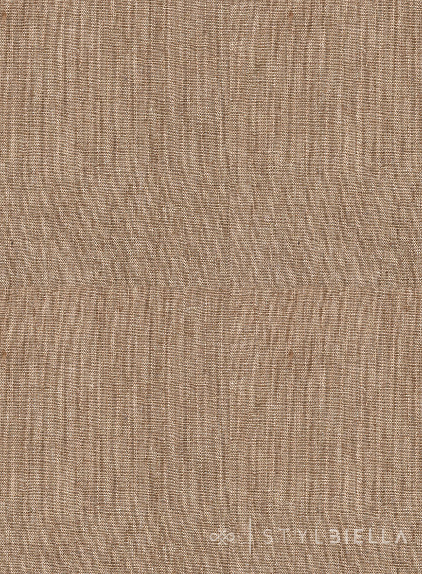 Stylbiella Spring Maple Khaki Linen Pants - Image 3