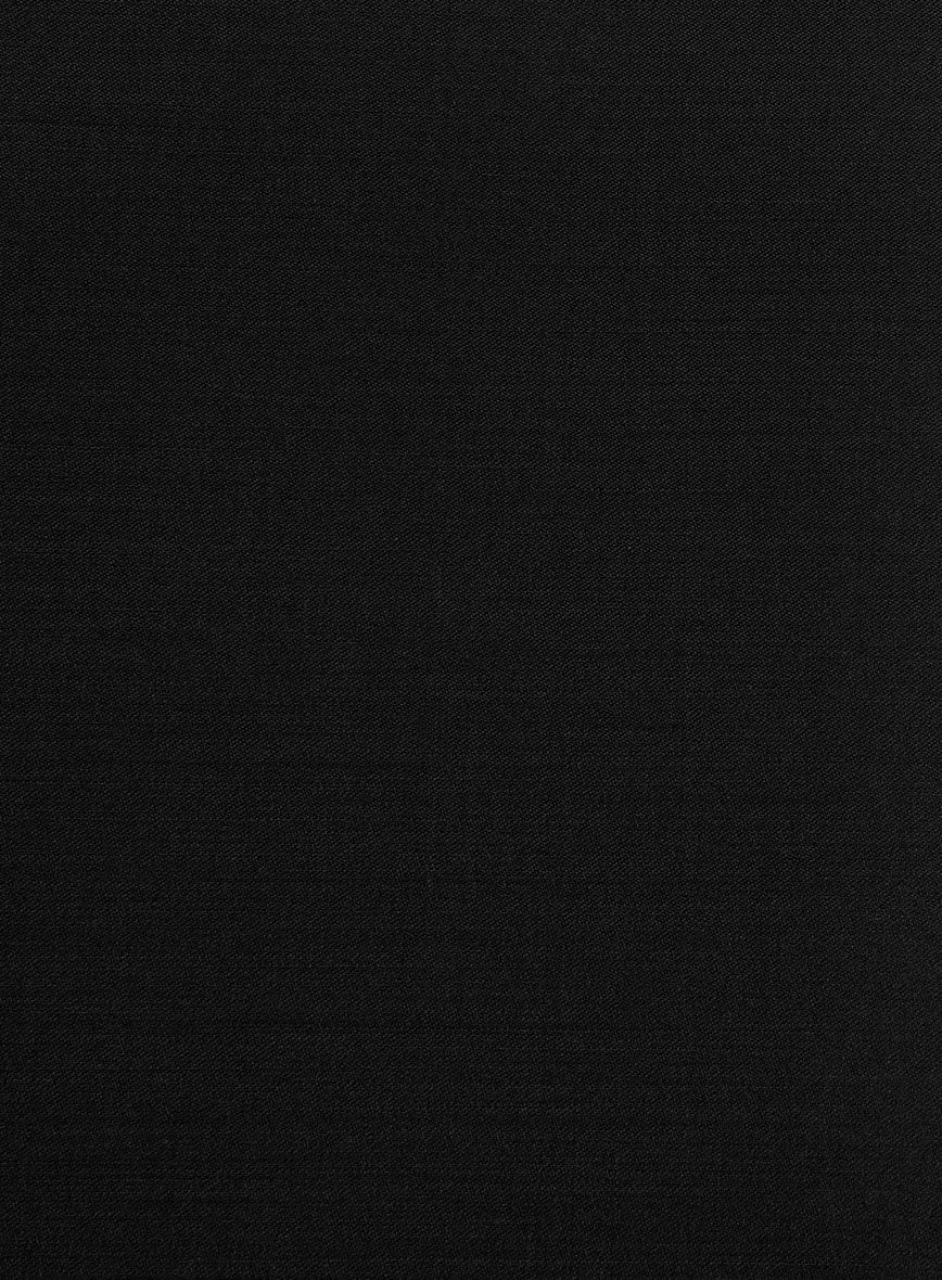 Super Black Satin Wool Suit - Image 8