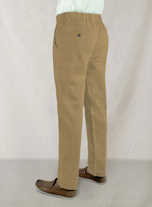 Easy Pants Tan Cotton Canvas - Image 2