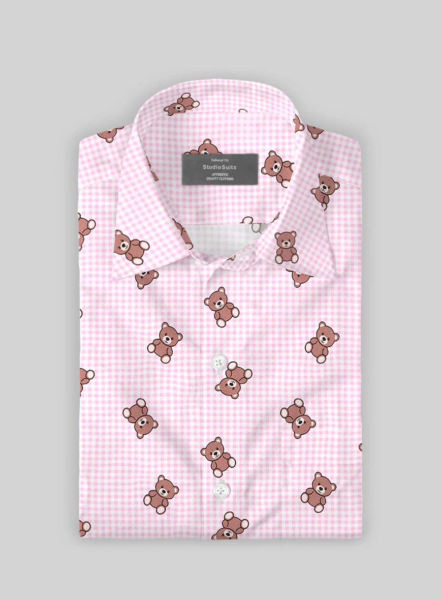 Teddy Check Cotton Shirt - Image 2
