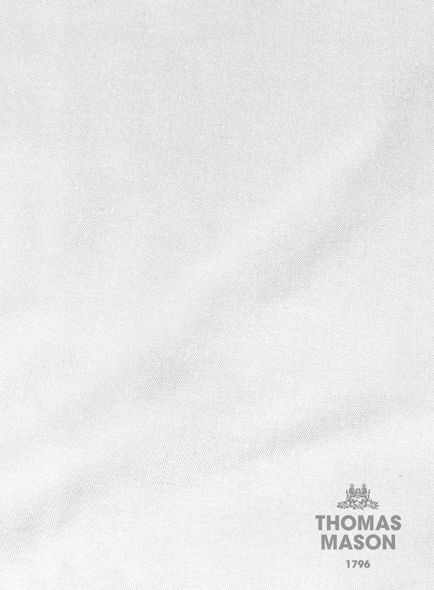 Thomas Mason Ash Gray Shirt - Image 6
