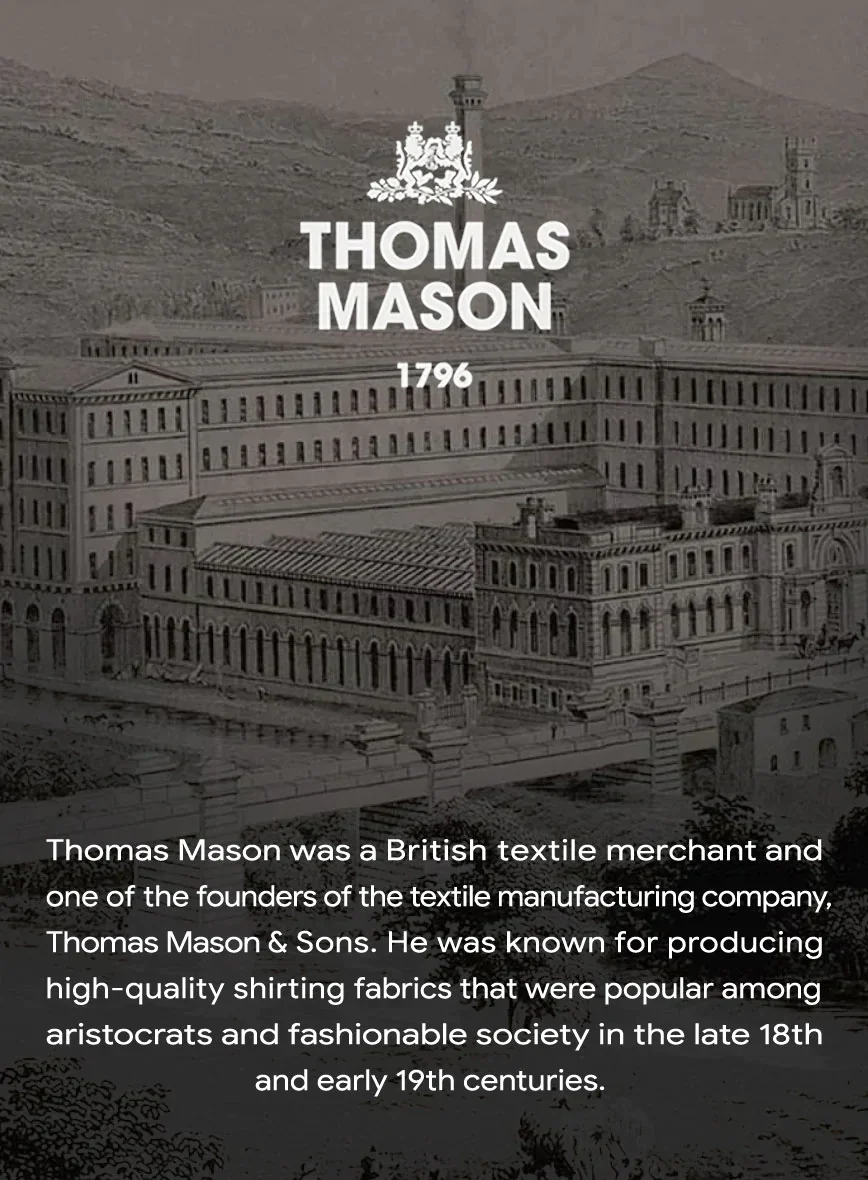 Thomas Mason Ash Gray Shirt - Image 7