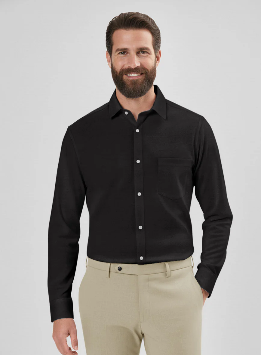 Thomas Mason Black Shirt