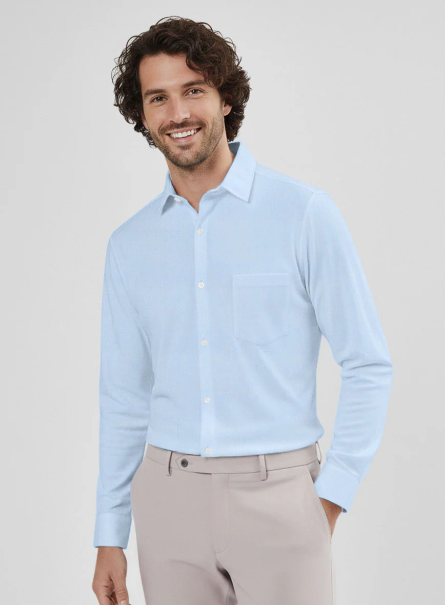 Thomas Mason Blue Oxford Shirt