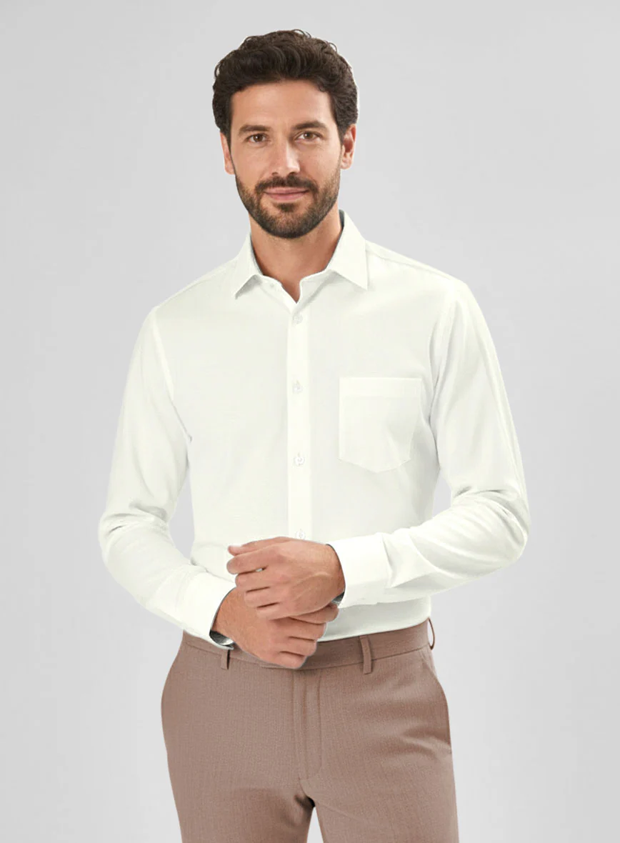 Thomas Mason Buff Beige Shirt