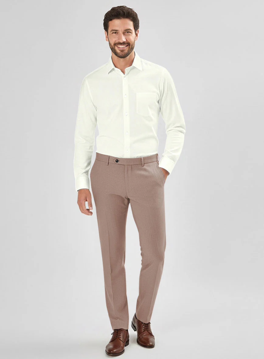 Thomas Mason Buff Beige Shirt - Image 5
