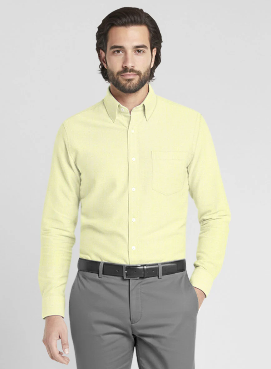 Thomas Mason Daffodil Yellow Shirt