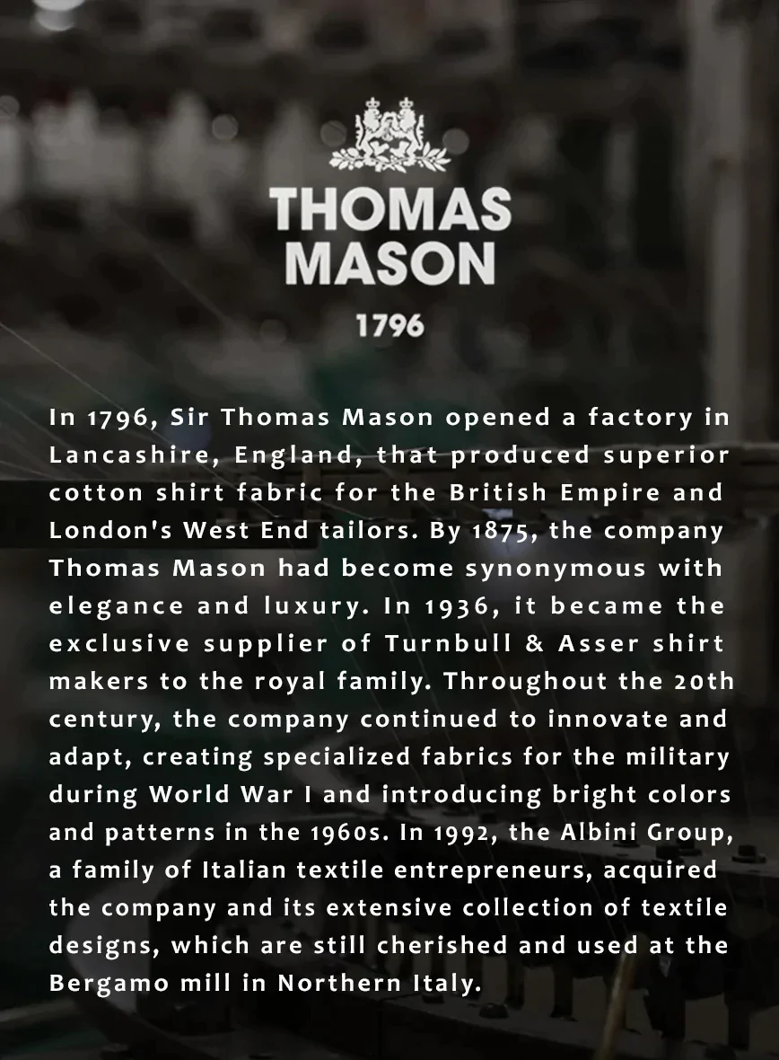 Thomas Mason Lavender Oxford Shirt - Image 7