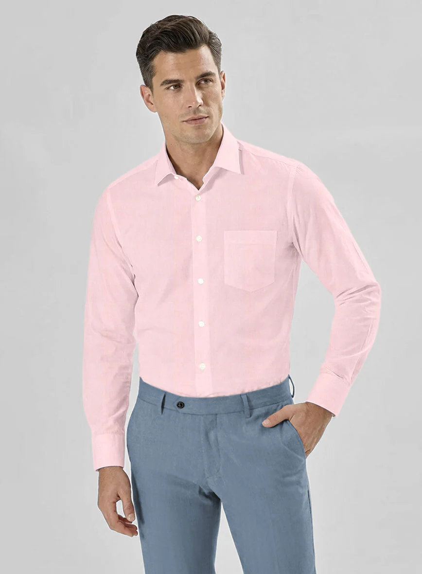 Thomas Mason Pink Oxford Shirt
