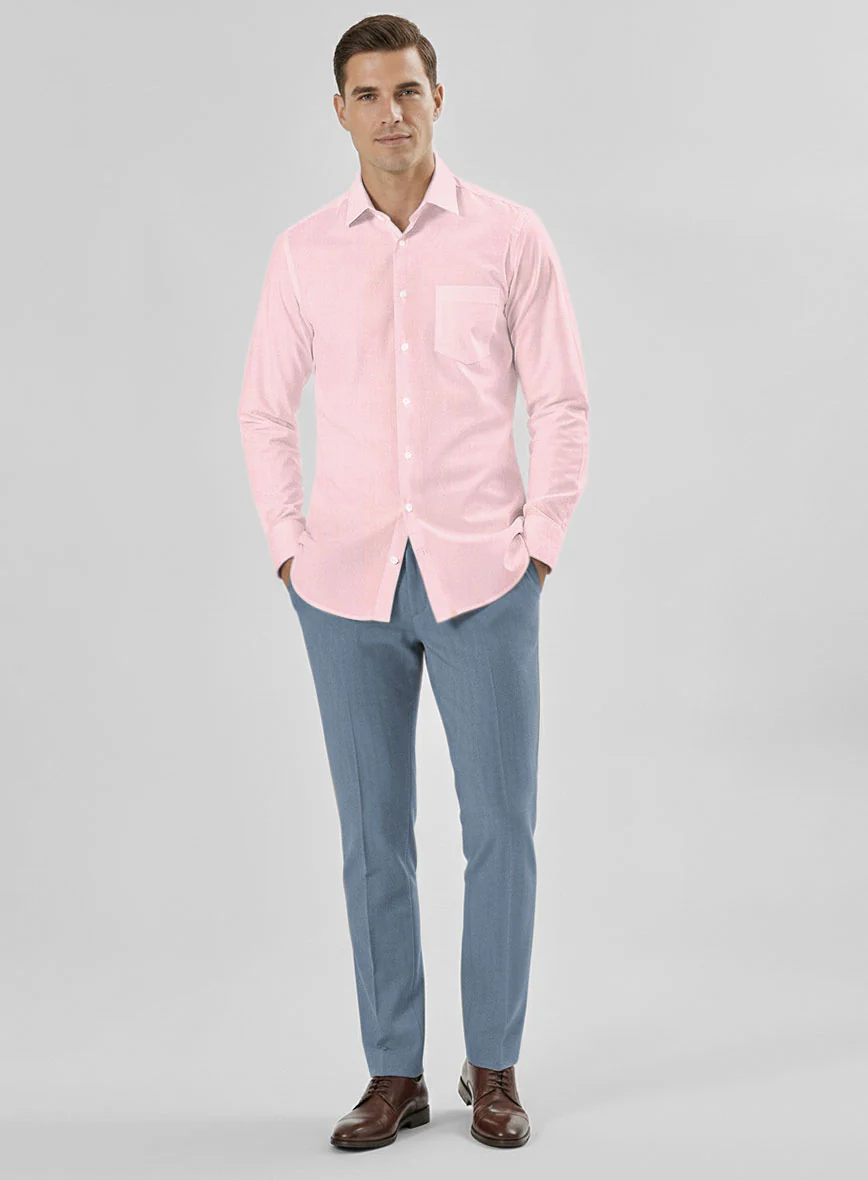 Thomas Mason Pink Oxford Shirt - Image 5