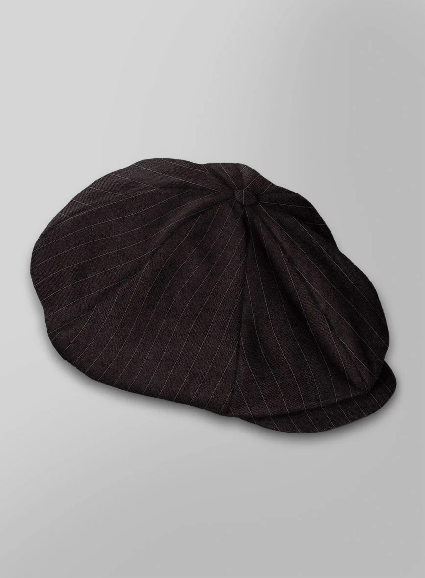 Thomas Shelby Peaky Blinders Brown Wool Newsboy Cap - Image 3