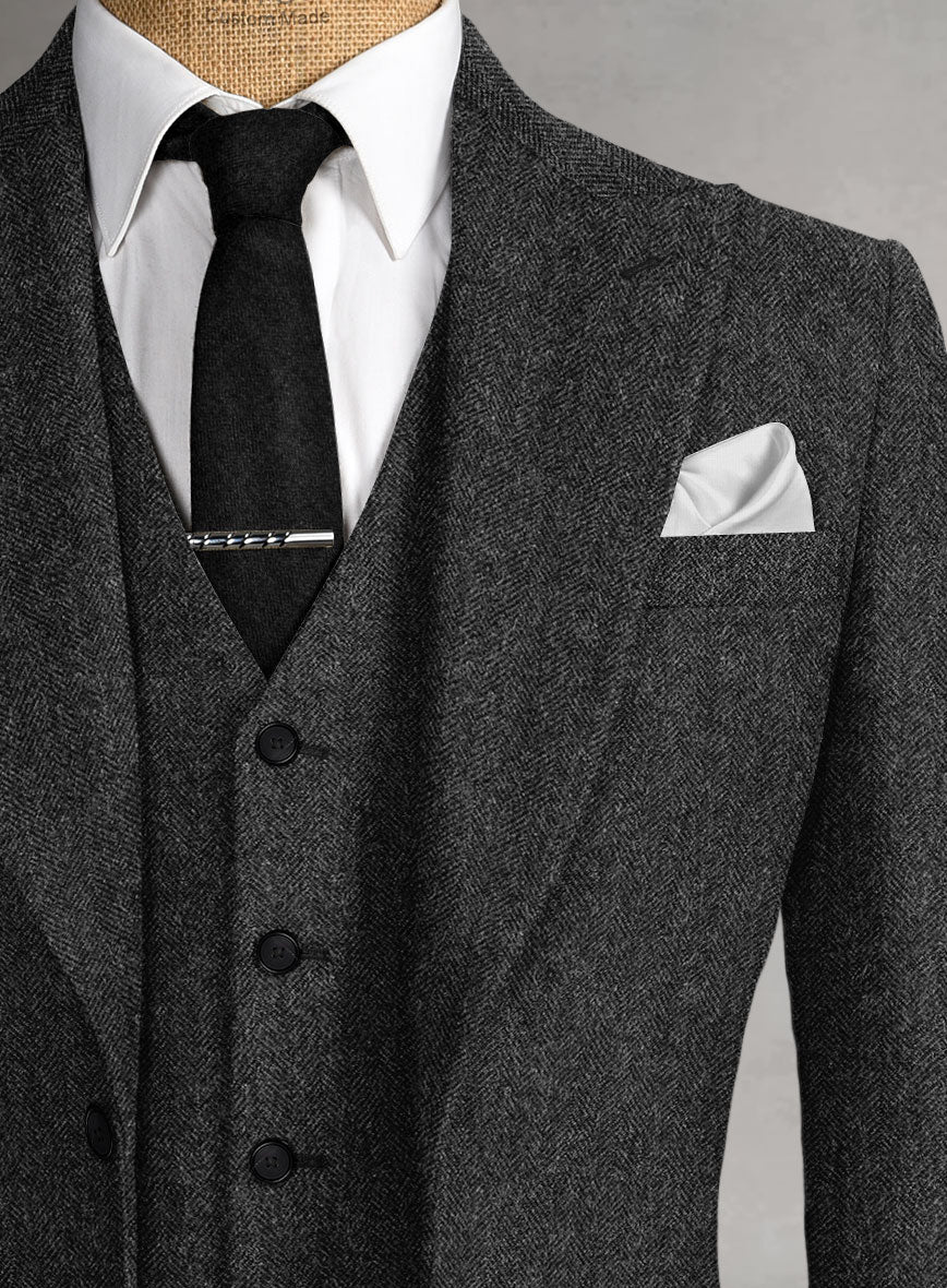Peaky Blinders Suit - Thomas Shelby - Charcoal Tweed - Image 5