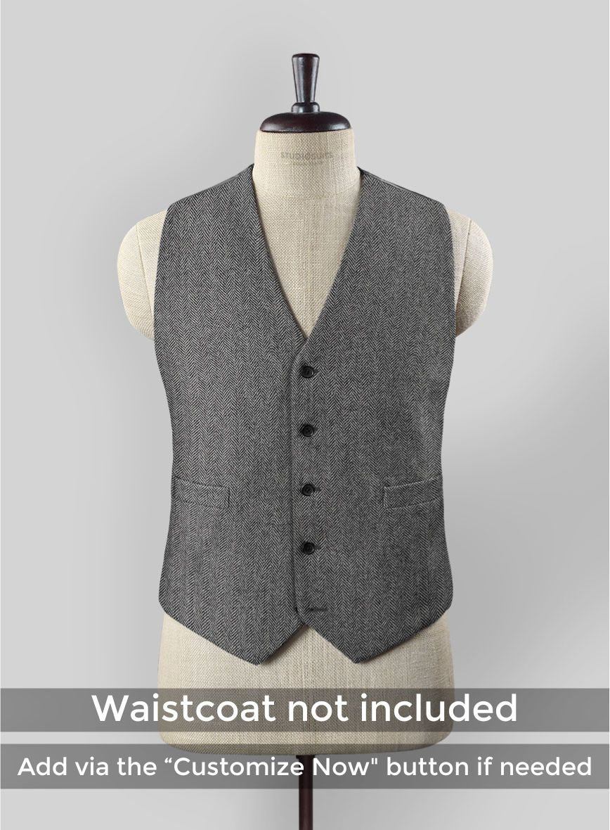Thomas Shelby Peaky Blinders Vintage Gray Tweed Suit - Image 4