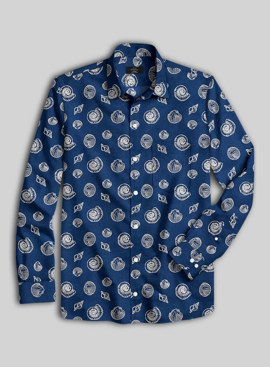Tidal Shell Cotton Lycra Shirt - Image 2