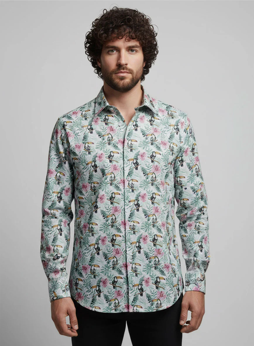 Toucan Grove Cotton Shirt