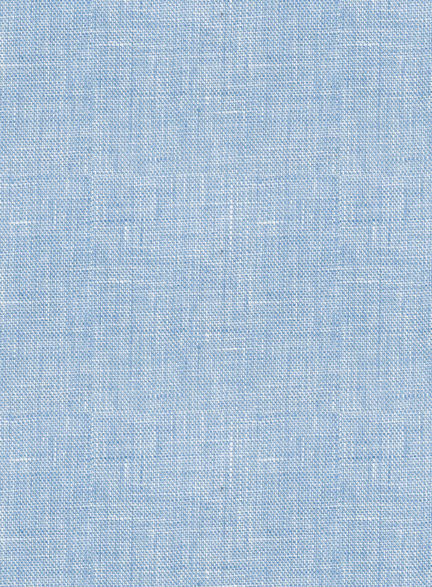 Tropical Blue Linen Jacket - 42 Regular - Image 5